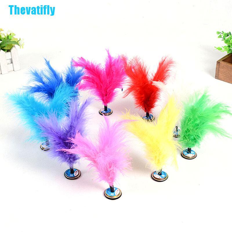 (Thevatifly) Quả Cầu Đá Jianzi Lông Vũ Phong Cách Trung Hoa