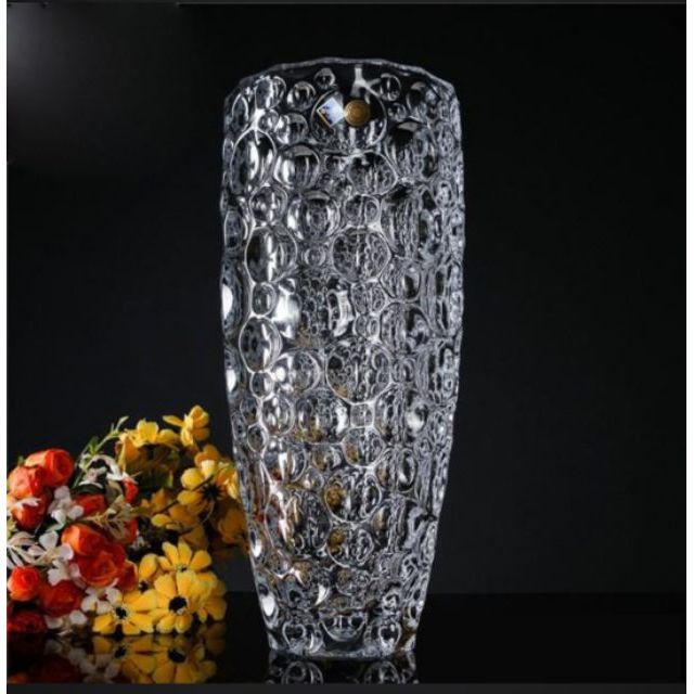 Bình cắm hoa pha lê 25cm cao cấp mẫu mới