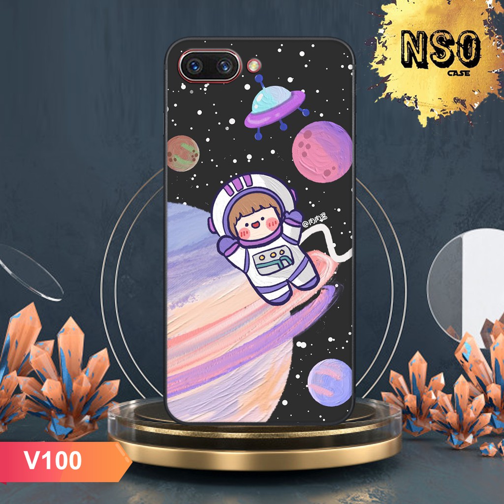 Ốp lưng Oppo A3s - Oppo A1k - Realme c2 In Hình Roro Jump Siêu Đáng Yêu