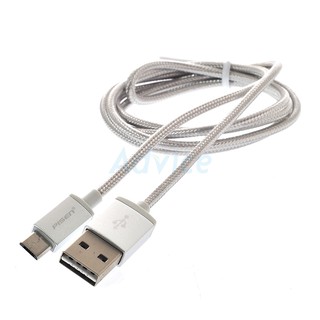 Cáp Sạc Pisen Micro Usb Dây Dù Chống Đứt 1M - Bh 6 Tháng 1 Đổi 1