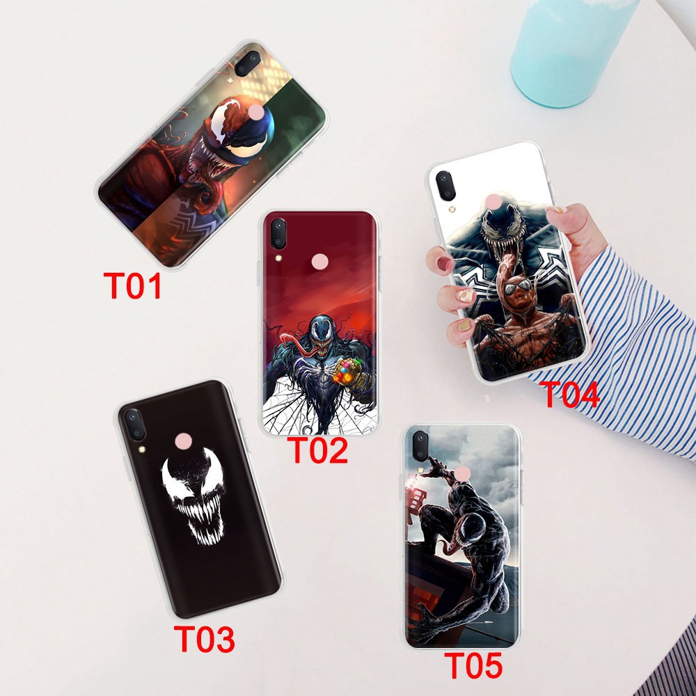 Ốp Điện Thoại Mềm Trong Suốt Hình Venom Marvel 293gt Cho Motorola Moto G7 G8 Power Lite G9 Play Plus