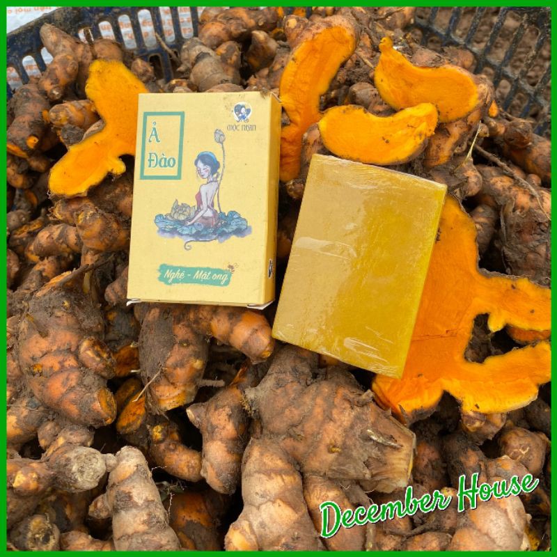Xà Bông Nghệ - Mướp Đắng (Soap Ả Đào) Handmade Mộc Nhan Natural | BigBuy360 - bigbuy360.vn