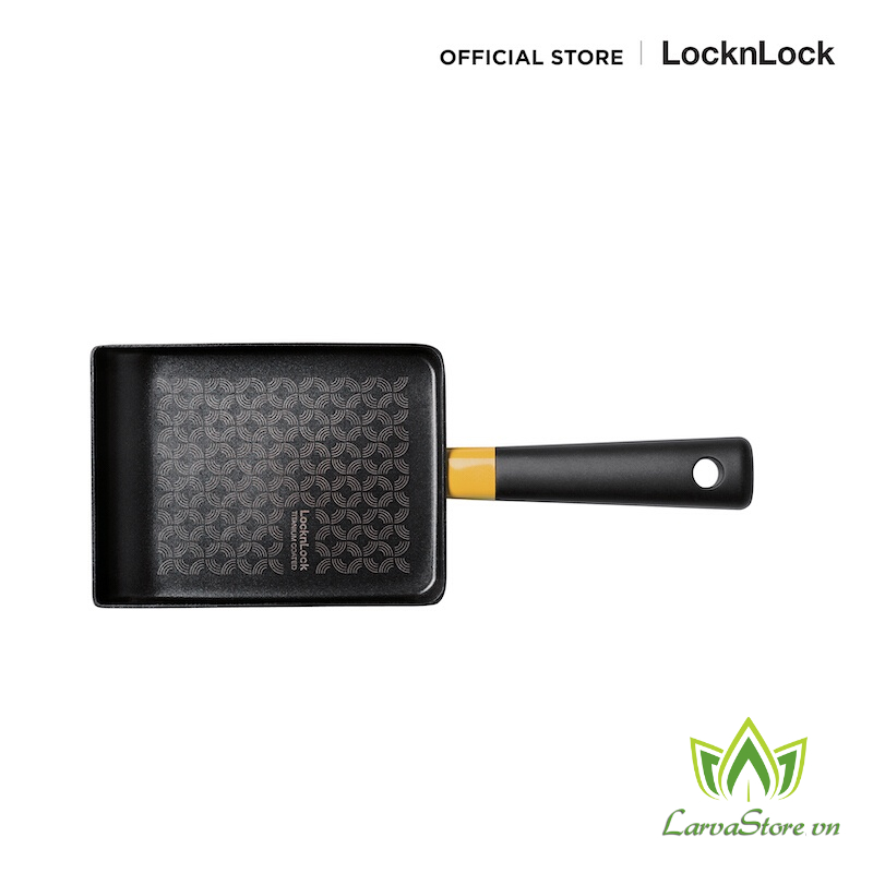 Chảo Chữ Nhật Decor LocknLock Chống Dính Titanium LDE1186IH 18cm *13.5cm