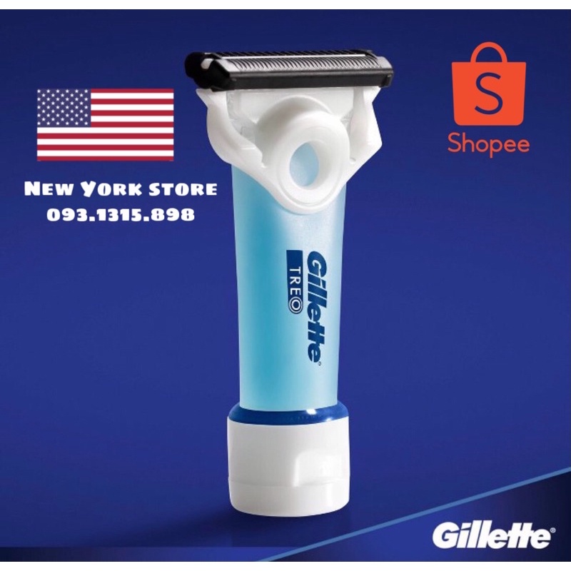 Gillette 2 in 1, vừa là dao cạo vừa là gel chính hãng USA 🇺🇸