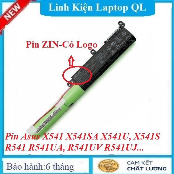 Pin Laptop Asus X541 X541SA X541U, X541S X541SC X541UV, X541UA  R541 R541UA, R541UV R541UJ A31N1601 - PIN ZIN Nhập Khẩu