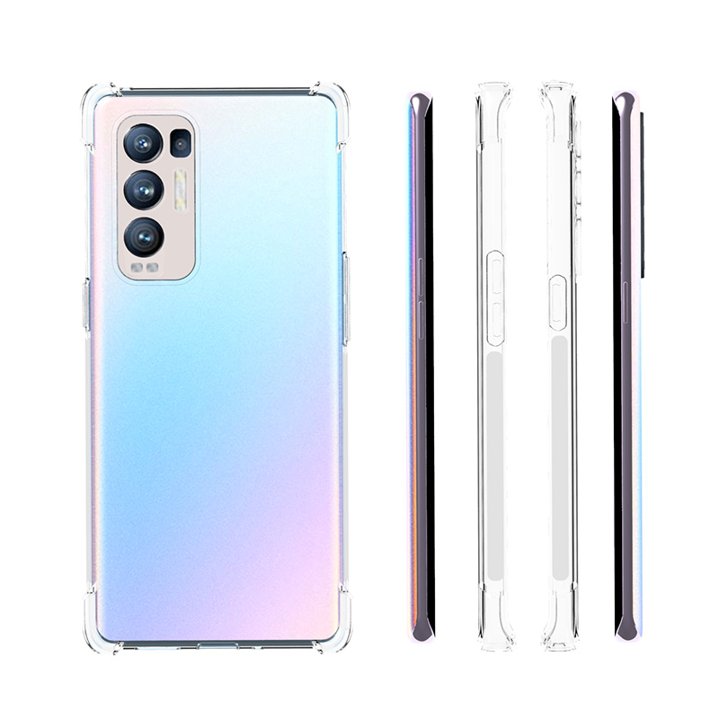 Ốp điện thoại TPU mềm trong suốt chống rơi bảo vệ cho OPPO Reno 5 Pro Plus Reno5 Pro+ 5G