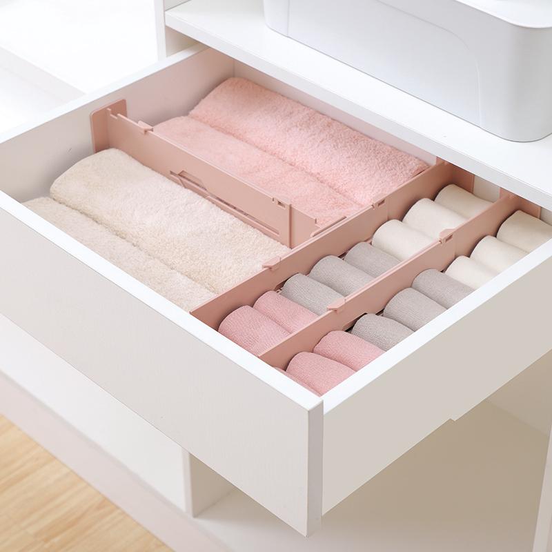 Vách chia ngăn kéo tủ thông minh bằng nhựa,thanh chia ngăn tủ, Thanh nhựa chia ngăn tủ có thể điều chỉnh kích thước