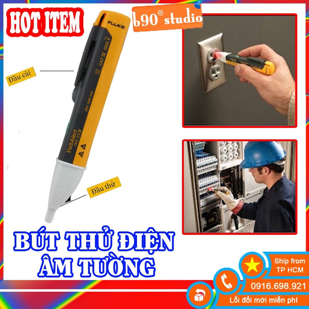 GIÁ SỈ  [HOT] Bút thử điện âm tường thông minh không cần Tiếp Xúc