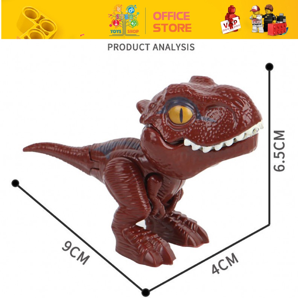 [ẢNH THẬT] - Đồ Chơi Khủng Long Cắn Móng Tay Độc Đáo Vui Nhộn Cho Bé