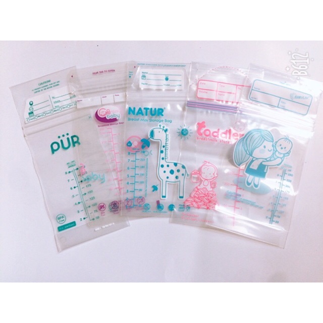 Combo dùng thử 25 túi trữ sữa dung tích 250ml (5 loại)