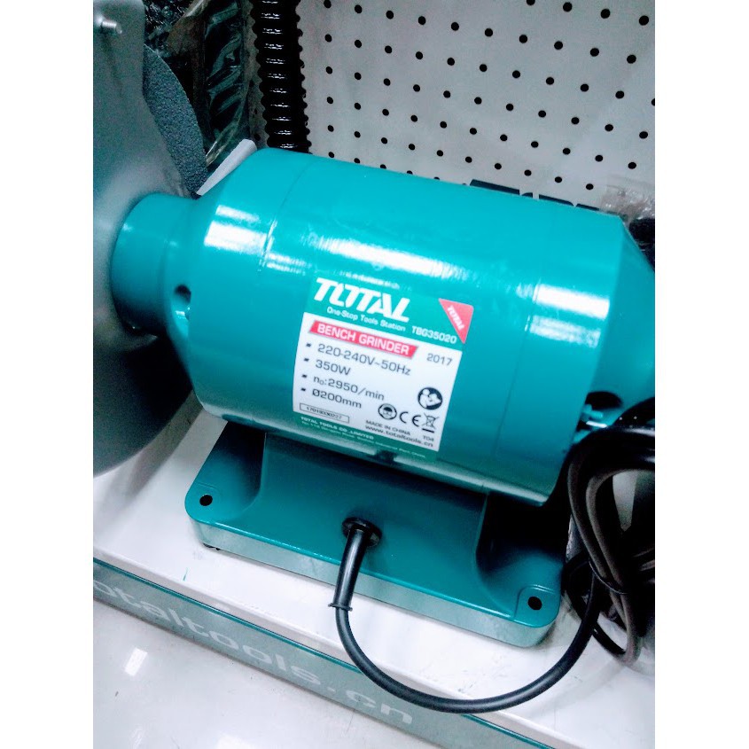 8" (200mm) Máy mài để bàn 2 đá 350W TOTAL TBG35020