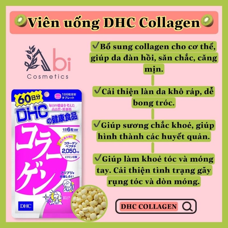 DHC Collagen - Khôi phục vẻ đẹp của làn da [Abi Cosmetics]