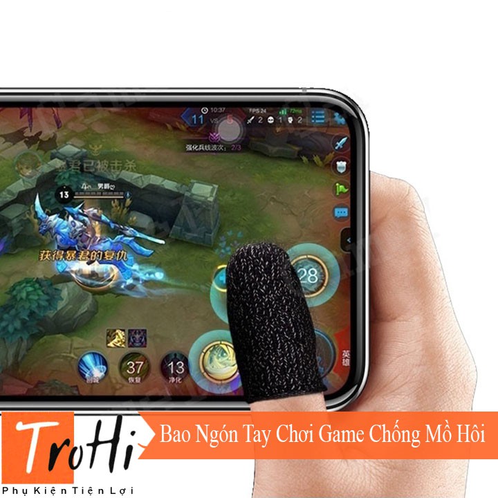 Bao ngón tay cảm ứng, Găng Tay Cảm Ứng giúp chơi game PUBG, Liên quân, Free Fire hay và siêu mượt