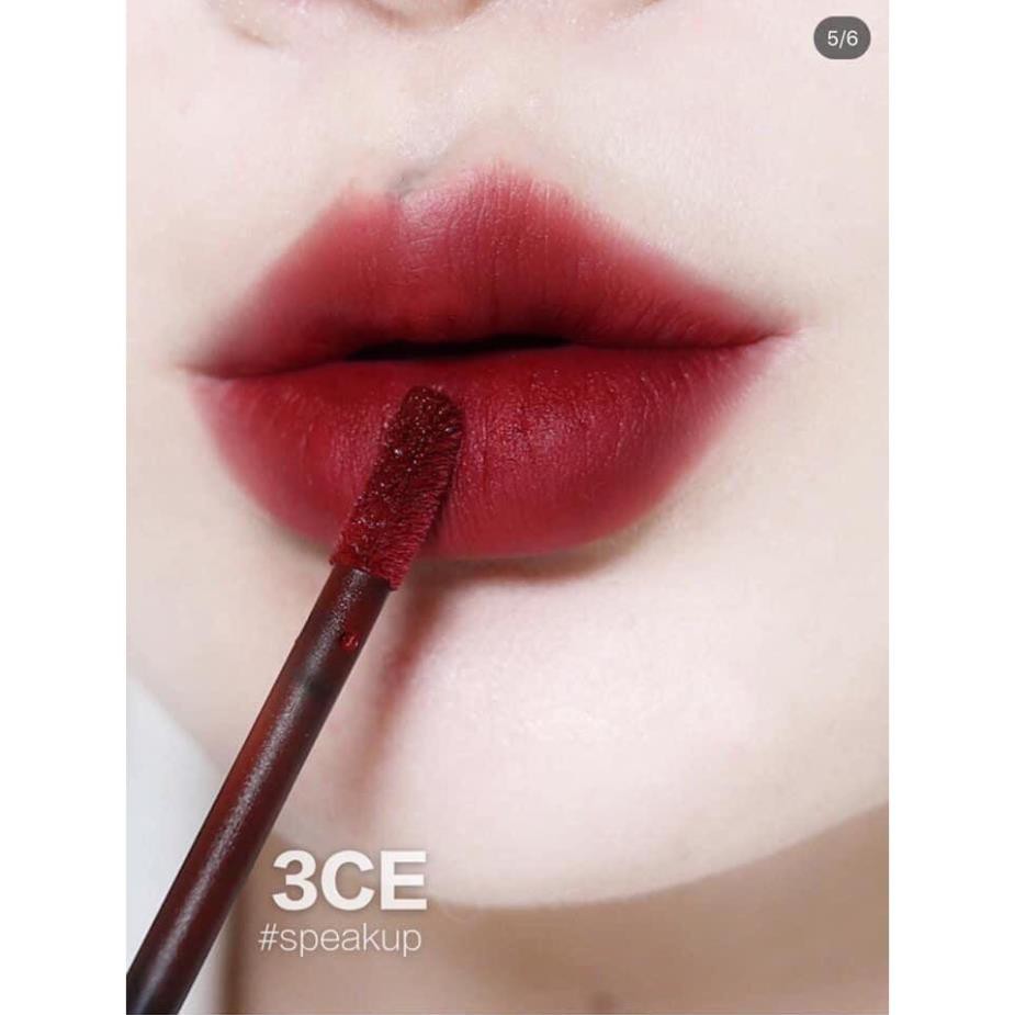 (auth 100%) Son kem lì 3CE Soft Lip Lacquer #NULL SET( cam cháy trầm) hàn quốc chính hãng-cosmetic999