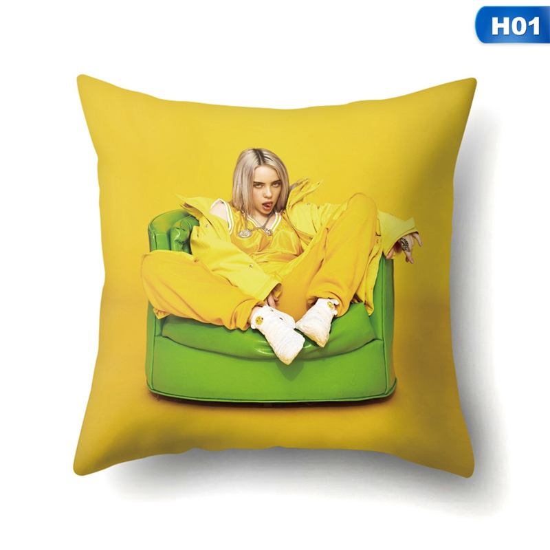 Vỏ Gối Polyester In Hình Billie Eilish