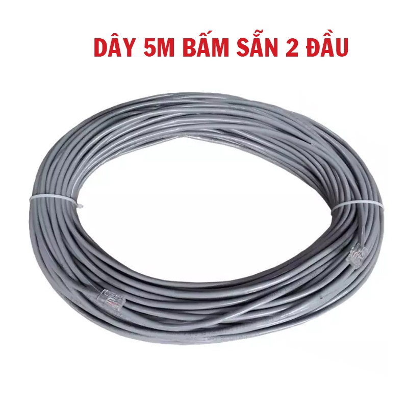Dây Cáp Mạng Hikvision 8 Lõi Đồng lên tốc độ 1000, Nhựa Chống Cháy Chuyên Dụng Cho Camera POE - Chính hãng