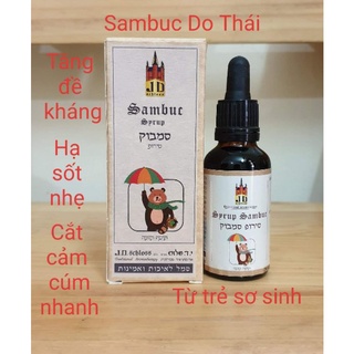 Siro sambuc 30ml nội địa DO THÁI