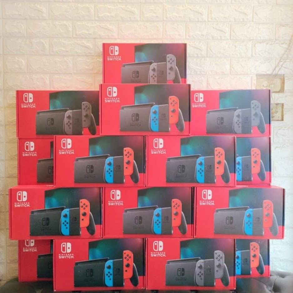Máy chơi game Nintendo Switch V2 Neon/Grey chính hãng fullbox mới 100%