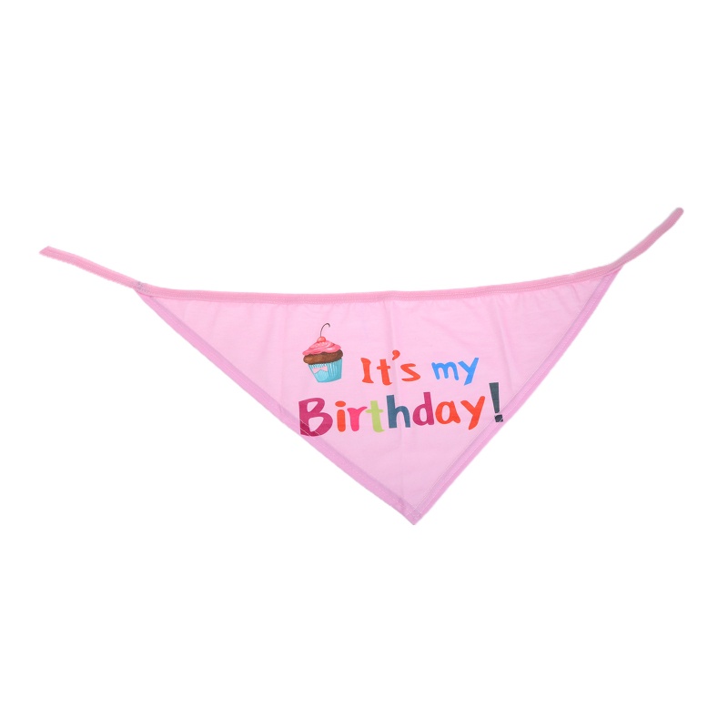 Lucky Set 2 Món Phụ Kiện Hóa Trang Mũ Yếm / Khăn Choàng / Nón Sinh Nhật Trang Phục Chụp Ảnh Cho Cún Cưng