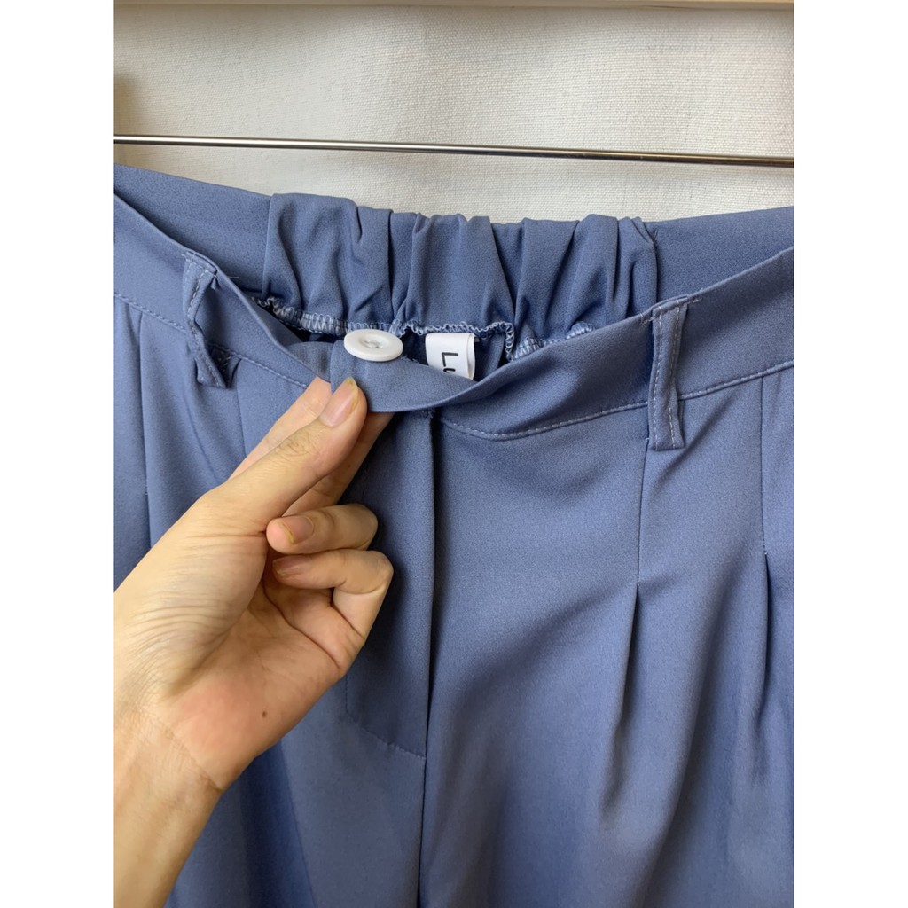 Quần dài nữ cạp cao [VIDEO+ẢNH THẬT] quần suông nữ QC dấu khuy khóa kéo + chun sau, quần kiểu đẹp phong cách ulzzang Q97 | BigBuy360 - bigbuy360.vn