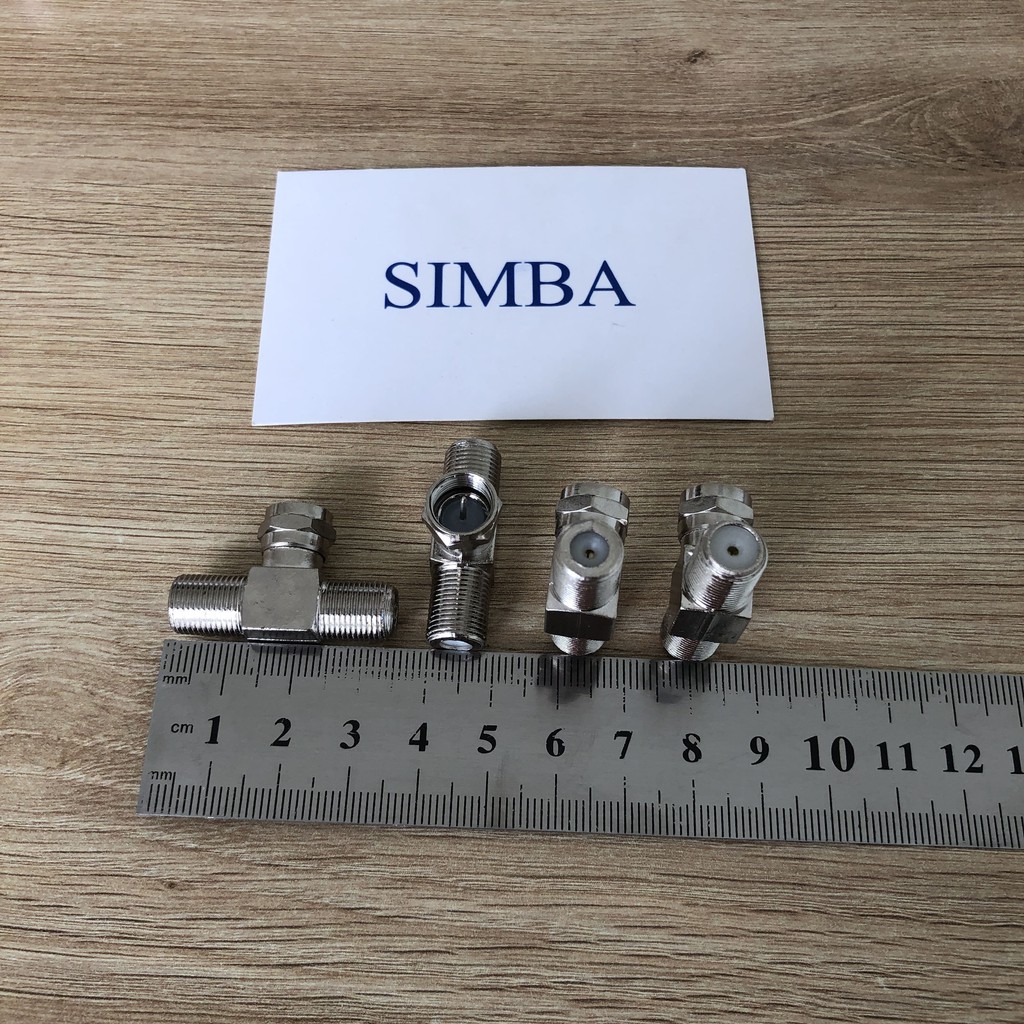 2 cái rắc giắc chi cáp tivi truyền hình không dùng bộ chia SFZ158, Hãng ZG, hàng chính hãng loại tốt