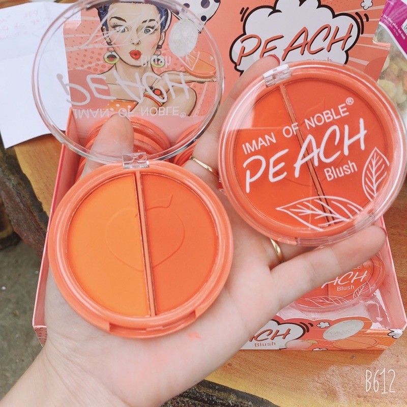 PHẤN MÁ HỒNG 2 NGĂN PEACH | BigBuy360 - bigbuy360.vn