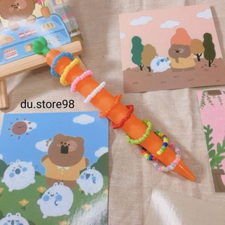 Nhẫn hạt cườm màu trơn