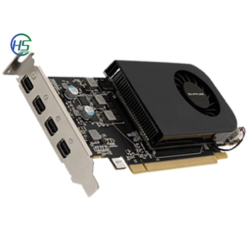 Card màn hình Sapphire Gpro 4200 4GB GDDR5 mini Display Port x 4 - Hỗ trợ xuất hình 4K, bo lùn