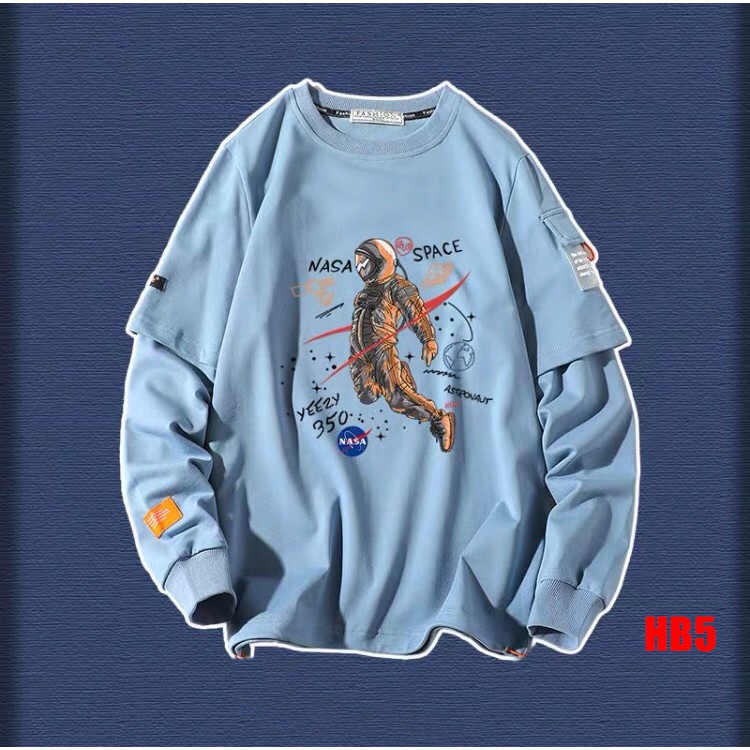 Áo Nỉ Nam Dài Tay Họa Tiết Phi Hành Gia quà tặng bạn | BigBuy360 - bigbuy360.vn