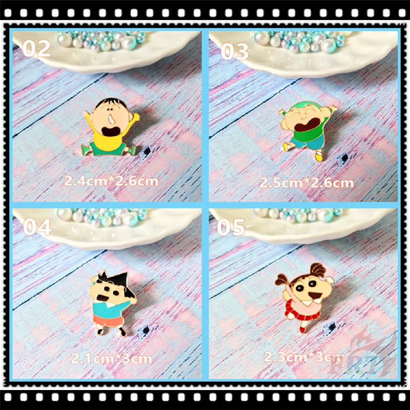 ★ Ghim Cài Áo Hình Cậu Bé Bút Chì Shin-chan - Series 02 Nowara Shinnosuke & Những Người Bạn Của Anh Ấn Tượng - Series 02 Nowara ★ 1 Huy Hiệu Cài Áo Hình Ba Lô Thời Trang