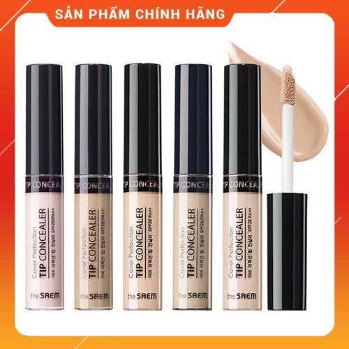 Kem Che Khuyết Điểm The Saem Cover Perfection Tip Concealer SPF28 PA++ 6.5g