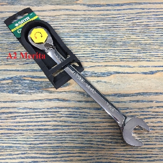 Cờ lê vòng miệng tự động đảo chiều 17mm Sata 46610