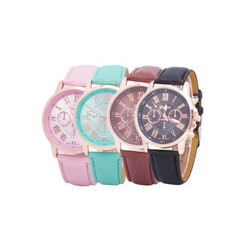 [Mã FAMAYFA2 giảm 10K đơn 50K] [GIÁ SỈ] ĐỒNG HỒ NAM NỮ DÂY DA GENEVA THỜI TRANG NHIỀU MÀU | BigBuy360 - bigbuy360.vn