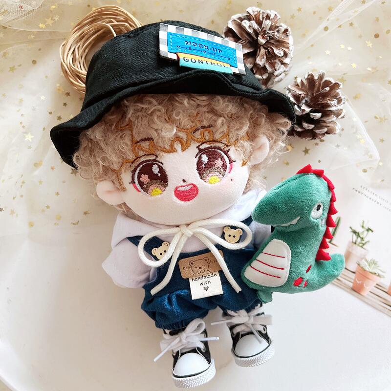 Quần Yếm Cao Bồi 20cm Bằng Cotton Cho Búp Bê