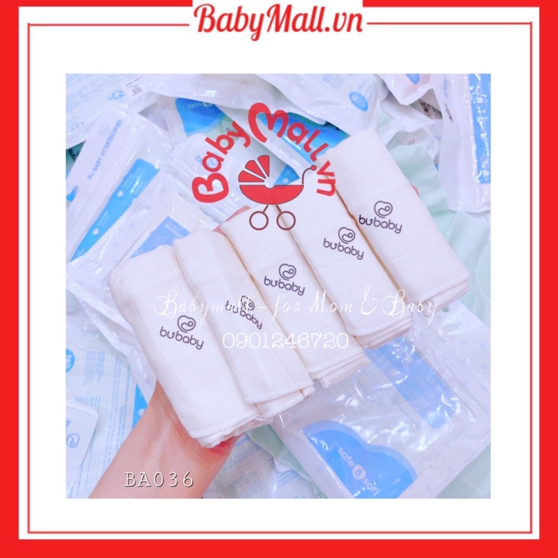 Khăn sữa Bubaby Set 5 cái