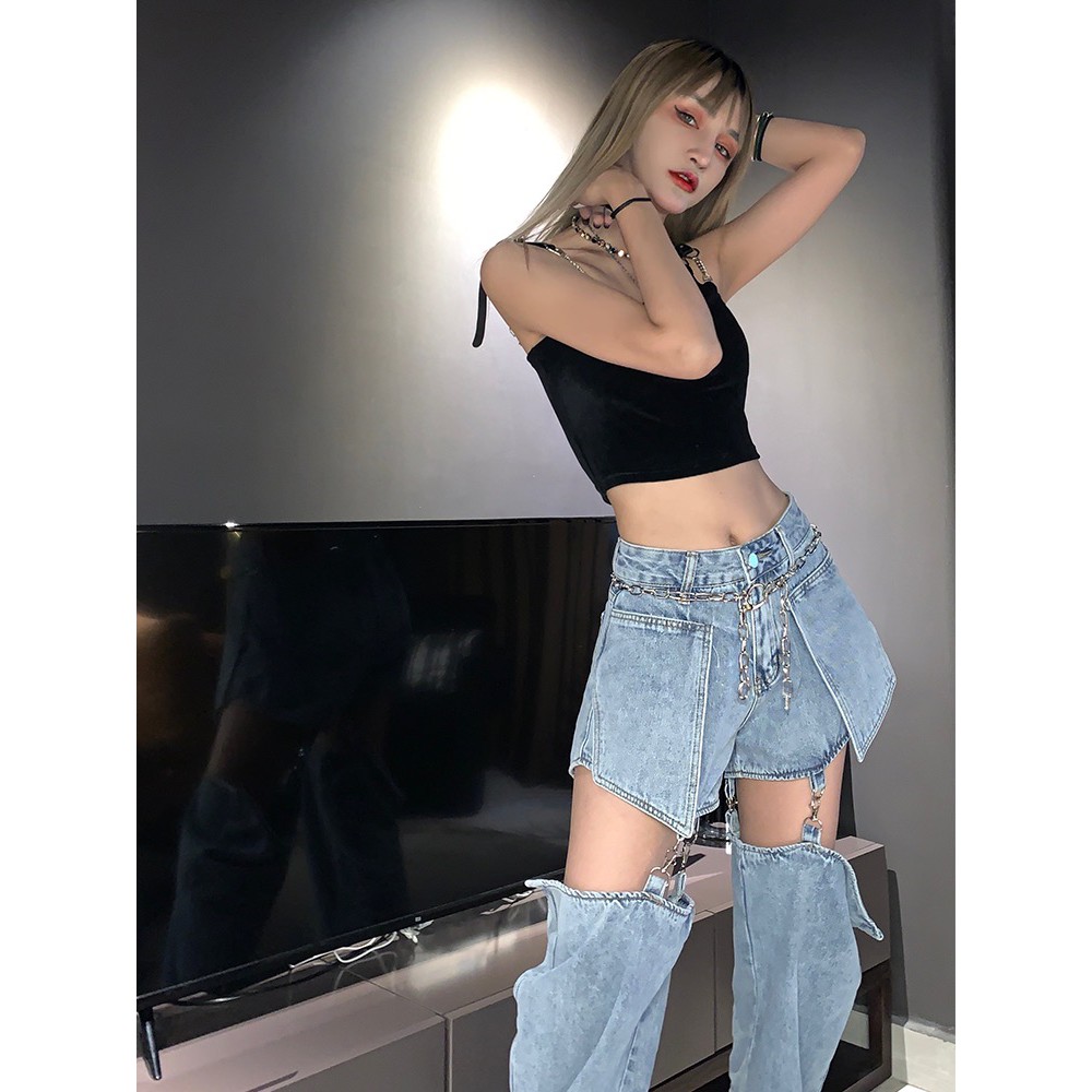 <XS-XL>QUẦN JEANS ULZZANG ỐNG RỘNG NỐI ỐNG SIÊU XỊN XÒ - ORDER 10 NGÀY bm08 | BigBuy360 - bigbuy360.vn