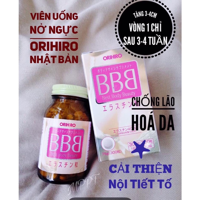 Viên Uống Nở Ngực Orihiro BBB Best