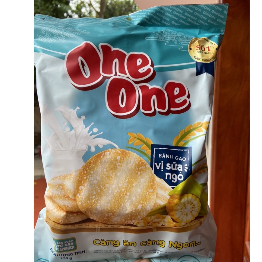 Bánh gạo One One vị sữa ngô 159g