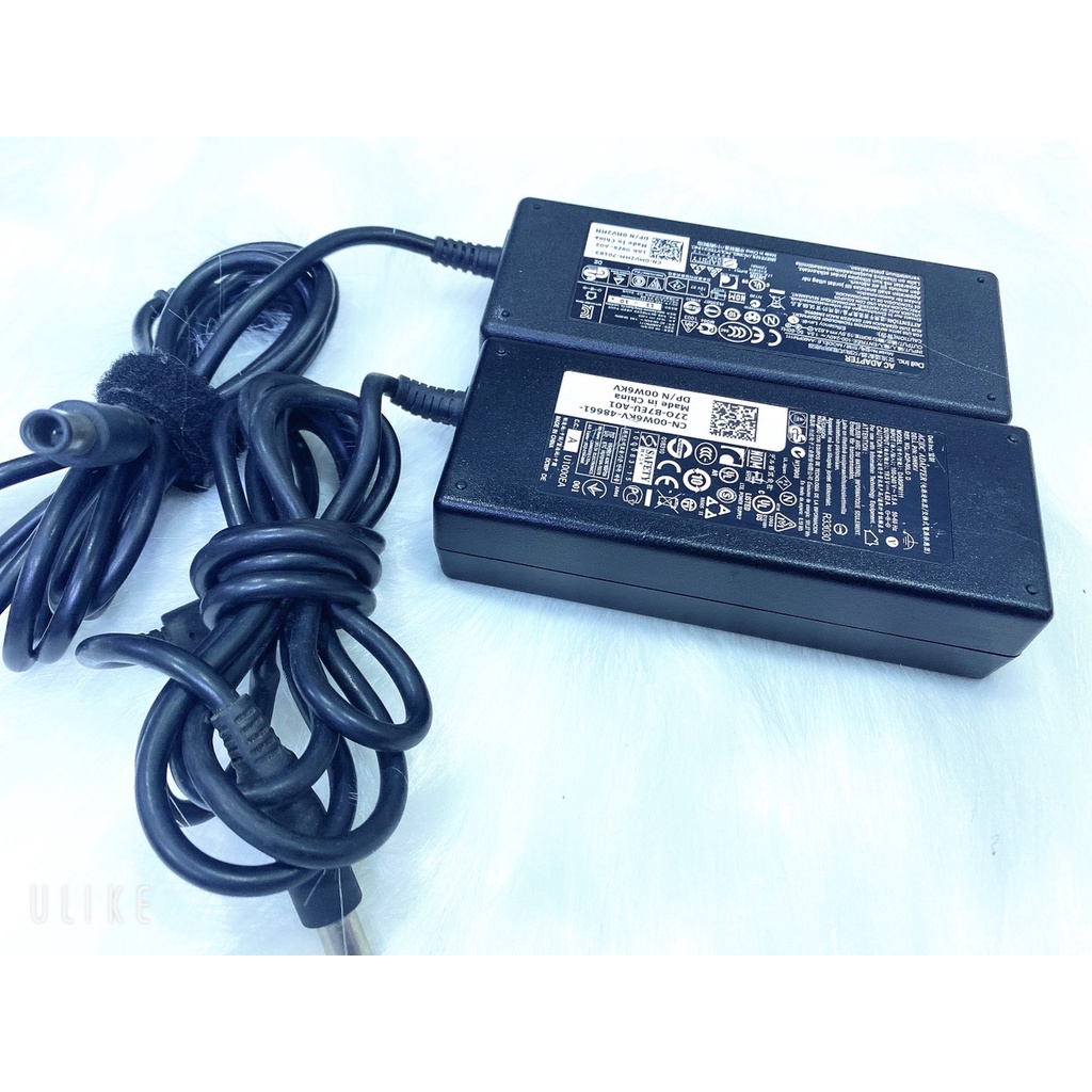 Sạc Laptop Dell Chân To 19.5v 4.62A 90W Loại Tốt BH 3 Tháng Zin Theo Máy