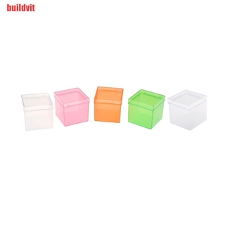 Hộp Đựng Đồ Chơi Khối Rubik 3x3x3 Bằng Nhựa Trong Suốt Có Giá Đỡ