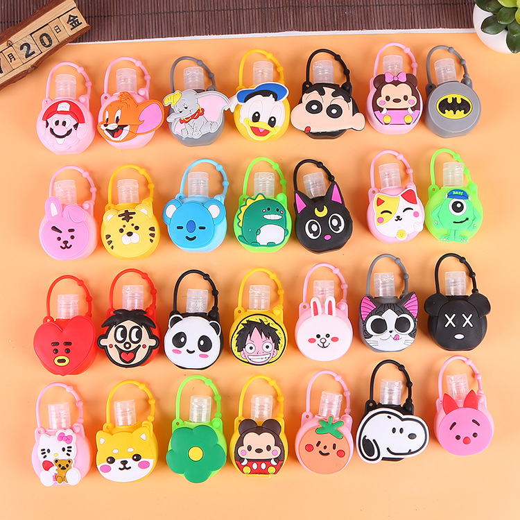 [Hàng mới về] Chai rỗng đựng rửa rửa tay họa tiết hoạt hình có thể mang đi 30ml