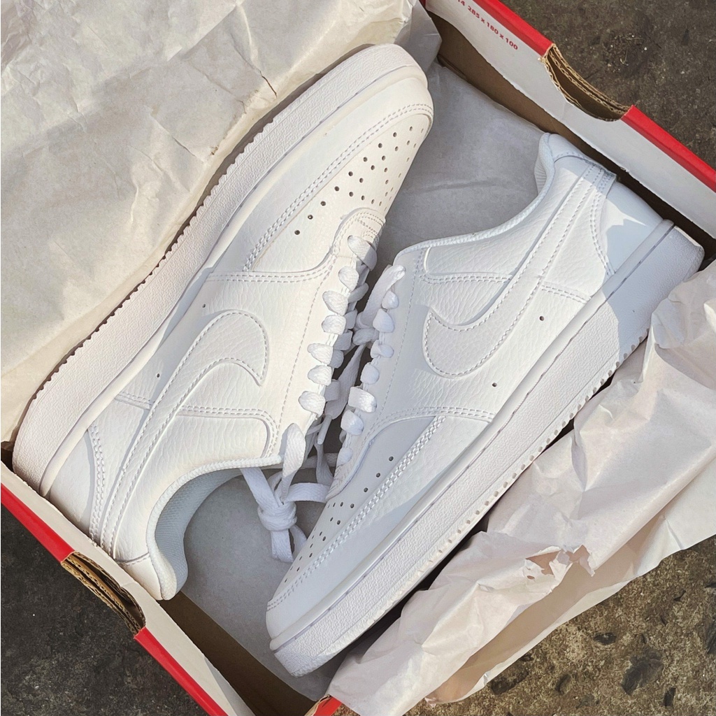 GIÀY THỂ THAO NIKE COURT VISION ALL WHITE