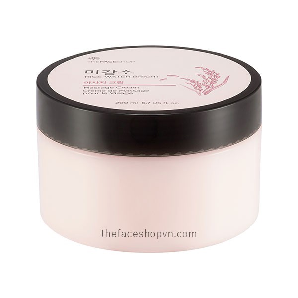 Kem Massage Làm Sáng Da THEFACESHOP RICE WATER BRIGHT RICE MASSAGE CREAM