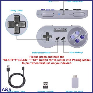 Wireless Controller for SNES Classic Edition/NES Classic Edition Gamepad with