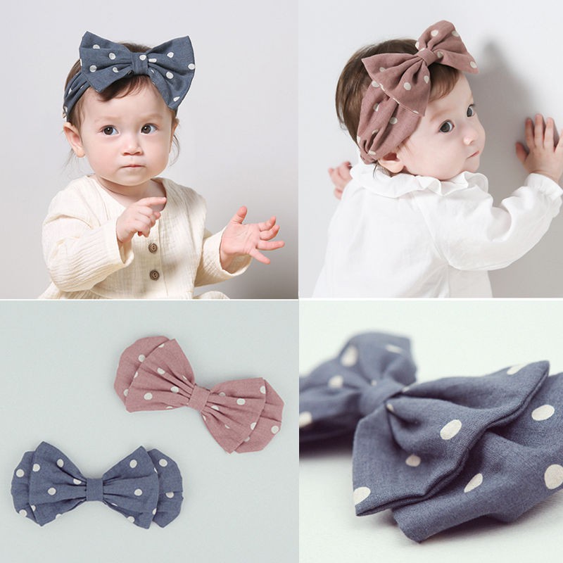 ❤XZQ-Cute Kids Girl Baby Headband Toddler Bow Flower Hair Band Headwear