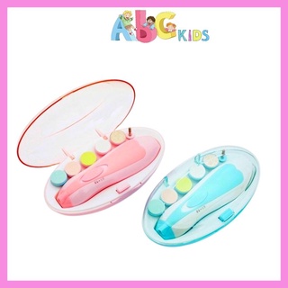 Bộ cát móng tay cho bé, Máy cắt móng tay điện đa năng cho bé cắt dũa móng an toàn Tặng kèm 2 Pin - ABC