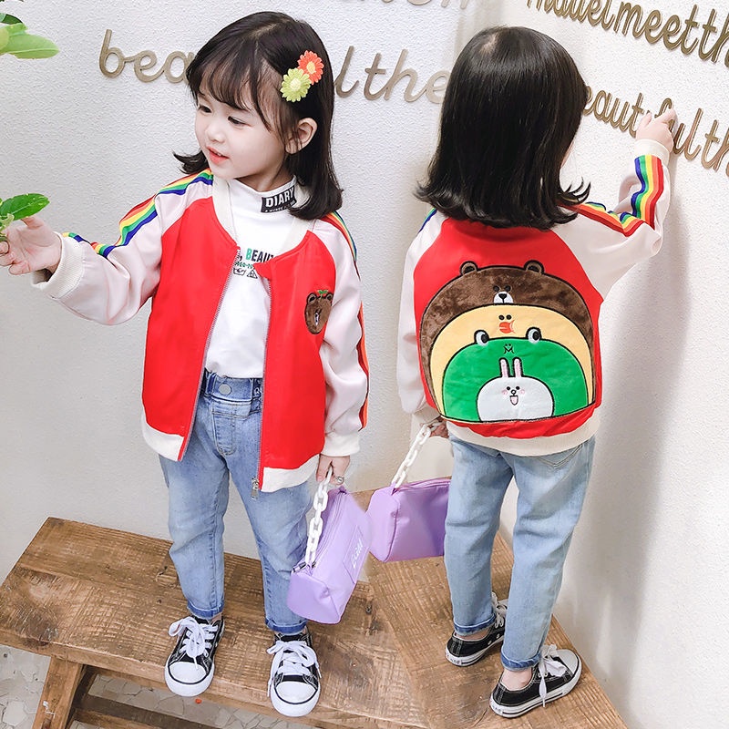 Áo Khoác Thể Thao Phong Cách Nhật Hàn Thời Trang Xuân Thu Mới 2022 Cho Bé Gái