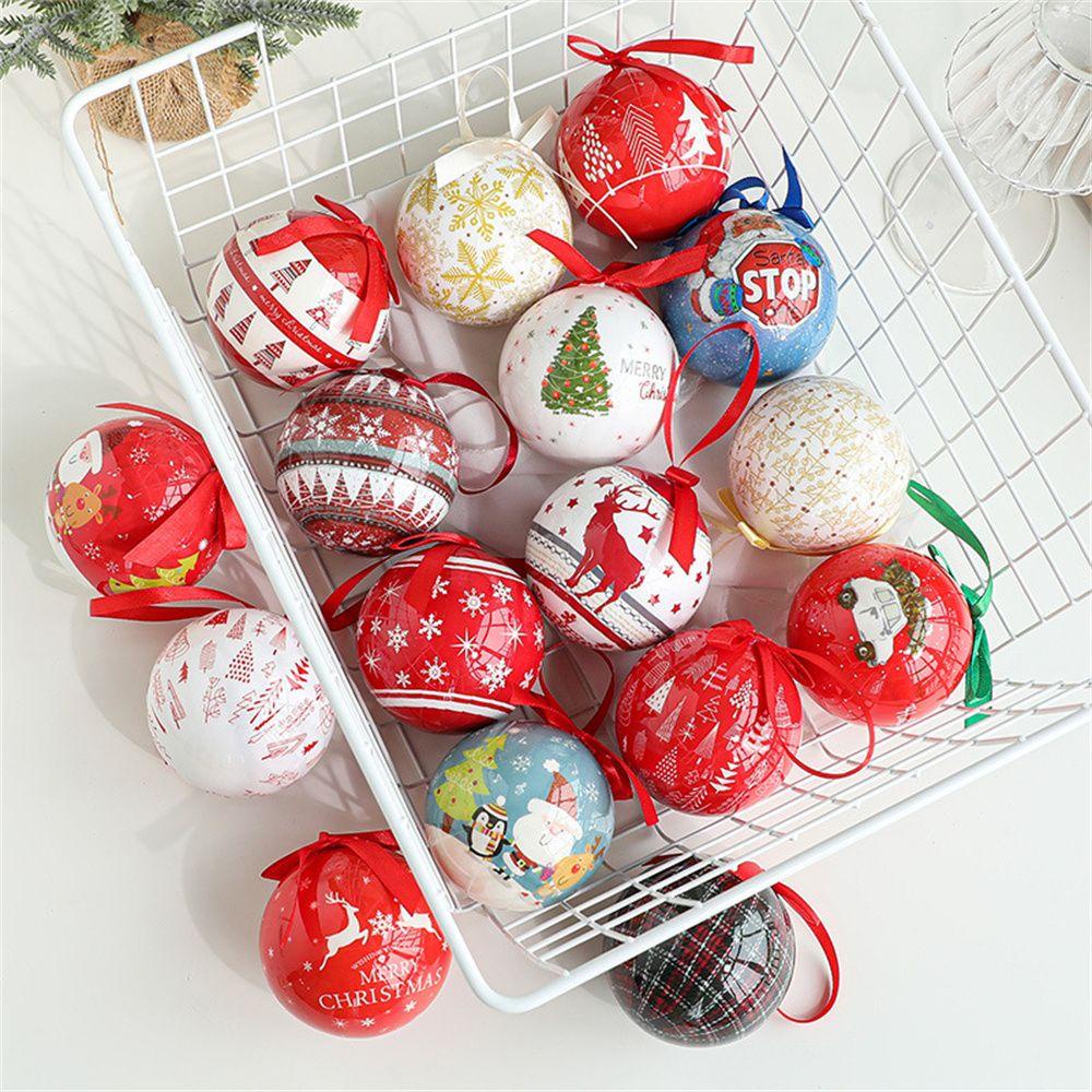 Muvako Trái Châu Trang Trí Cây Thông Noel Quả bóng xốp hình dán Giáng sinh
