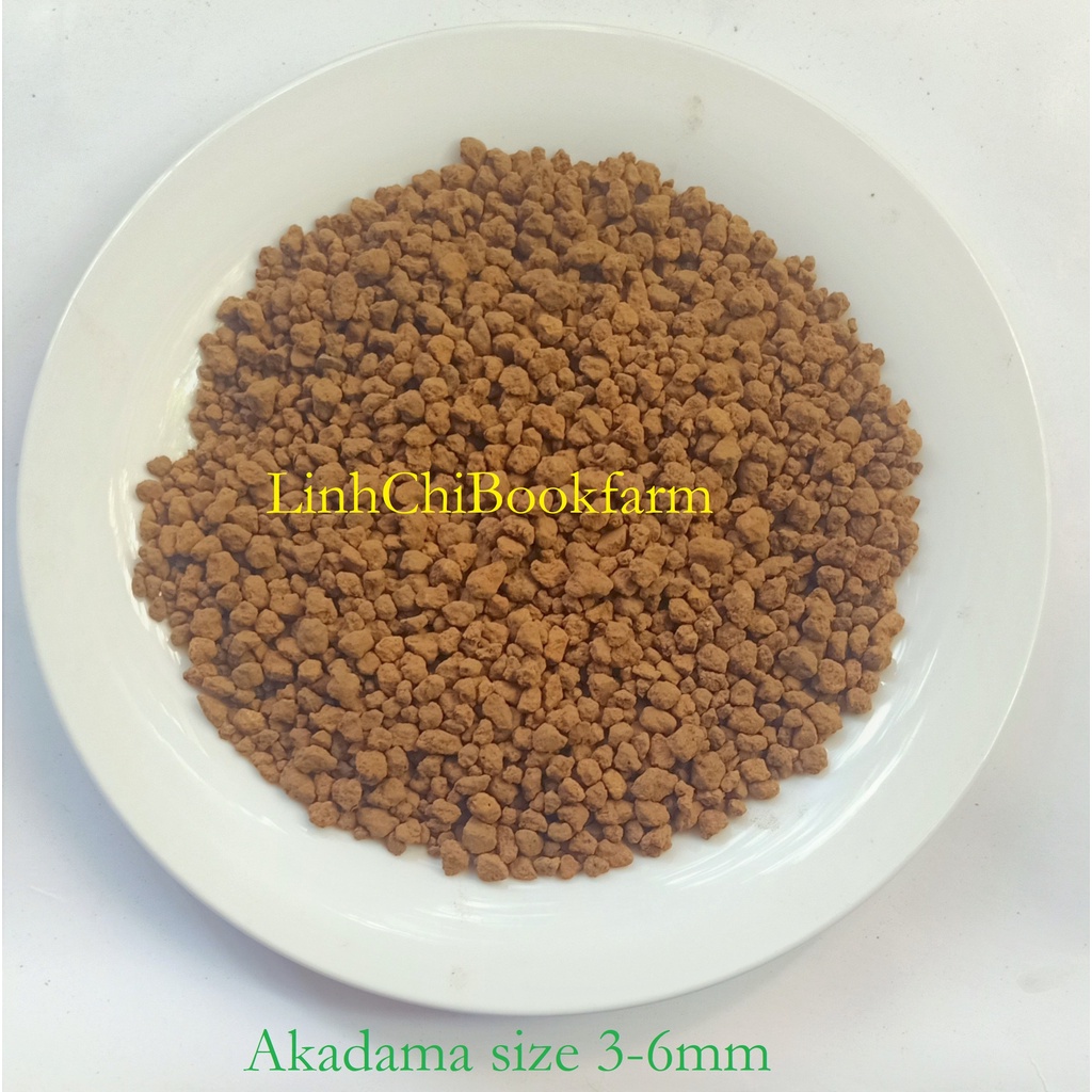 Đất nung Akadama Ibaraki size S 3-6mm  - rải mặt, giá thể sen đá, xương rồng, bonsai, phân nền thủy sinh