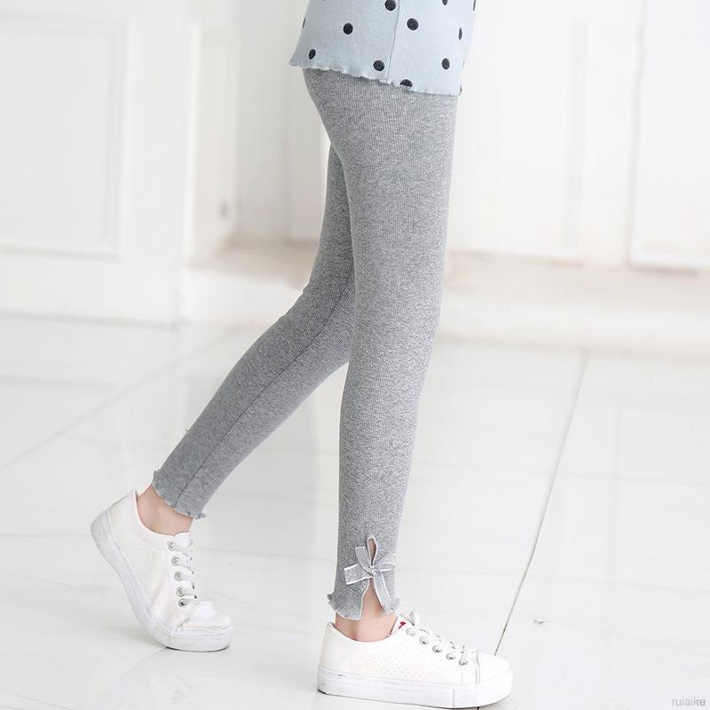 Quần Legging Đính Nơ Cho Bé Gái Từ 2-11 Tuổi